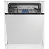 BEKO BDIN38440 - Lavastoviglie da Incasso a Scomparsa Totale 60 cm, 14 Coperti, Lavastoviglie Incasso con Sensore Sporco e Partenza Ritardata, Elettrodomestici Cucina, Classe C, 59,8Lx81,8Hx55Pcm