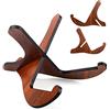 CAHAYA Stand Chitarra Supporto Pieghevole in Legno per Chitarra Acustica Classica Basso a Forma X Anti-Scivoloso NUOVO VERSIONE