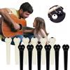 BAOSROY Spille per ponte di chitarra,Caviglia Chitarra,Caviglia Chitarra Acustica,Caviglia Chitarra Folk,per Accessori di Ricambio di Corde,12PCS