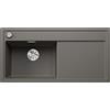 BLANCO ZENAR XL 6 S-F | Lavello in granito grigio vulcanico | Tipo di montaggio: a filo | bacino principale sinistro | per sottolavelli larghi 60 cm | grande bacino | facile da pulire