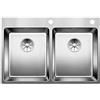 Blanco 525248 | Lavello da cucina in acciaio inossidabile ANDANO 340/340-IF/A | Colore : acciaio inossidabile