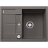 BLANCO METRA 45 S Compact 527285, SILGRANIT grigio vulcanico, reversibile, con comando di scarico