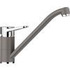 BLANCO WEGA II | Rubinetto da cucina in grigio vulcanico/cromato | alta pressione | antiriflusso | cartuccia in ceramica | qualità sicura dell'acqua e risparmio idrico