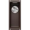 BLANCO SUBLINE 160-U - Lavello da cucina in granito sottile per basi di lavello con larghezza di 30 cm - SILGRANIT - Marrone - 523405