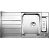 Blanco 522103 | Lavello da cucina in acciaio inossidabile AXIS III 5 S‐IF | Colore : acciaio inossidabile