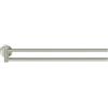 Lenz Portasciugamani Scala in nichel - Lunghezza 40 cm - 2 bracci girevoli - Salvaspazio - Per 2 asciugamani - Da incollare o forare - Include colla e materiale di montaggio - 5005322