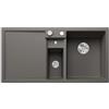 BLANCO COLLECTIS 6 S 527241, SILGRANIT grigio vulcanico, bacino destro, con comando di scarico