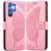 MOJIA Cover in Pelle per Doogee Note 56X / Note 56X Pro, Custodia Premium a Portafoglio con Interno Case in TPU e Porta Carte [Cinturino da Polso in Regalo]. Rosa