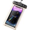 RAMGLYO Custodia Impermeabile Smartphone Cover Subacquea con Laccio per Spiaggia, Piscina, Immersioni, Nuoto, Avventure Acquatiche (Nero)