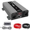 DATOUBOSS Inverter 12V 220V 2000W Onda Pura(Picco 4000W), Trasformatore 12V 220V con 2 EU Prese, Porte USB-A e USB-C,Display LCD,Comando a Distanza,per Camper, Camion, Emergenze e Apparecchi Campeggio