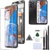 RongZy LCD Schermo per Samsung Galaxy A23 5G SM-A236U A236B di Ricambio Display Touch Screen Digitizer Parti di Riparazione per Galaxy A23 5G LCD Display con Strumenti(6.6,Nero con Cornice)