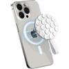 NEWZEROL Magnetica Ventosa per Telefono, Supporto Antiscivolo per Accessori per Cellulare a Mani Libere per Selfie e Video, Magsafe Ventosa per Magsafe iPhone 16/15/14/13/12, Pixel 10 Serie - Bianco