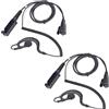 HYSHIKRA Sepura - Auricolare | Compaitble per radio Sepura STP8000 STP9000 SC20 SC21 (forma G 2)
