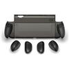 Savage Raven by Skull & Co. GripCase for Nintendo Switch 2: Dockable Soft Protective Case Cover with Replaceable Grips [to fit all hands sizes], Black