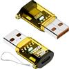 SinLoon Adattatore da USB a USB-C PD 120 W da maschio a USB A femmina adattatore 10 Gbps trasferimento dati e ricarica rapida compatibile con laptop, telefono, tablet e PC, confezione da 2 (da maschio