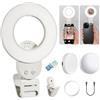 GODOX Litemons LR Kit Luce Selfie LED Ring Light, 2800K-6500K Anello Luce con Clip e Specchio, 5 Luminosità Regolabile, Illuminazione in Uscita Continua per Telefono Laptop Vlog Trucco Streaming Live