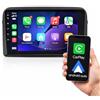 Generico VIBEX Autoradio 9 Pollici per FIAT CROMA 2005-2012 con Wireless CarPlay e Android Auto, Touchscreen HD, Navigatore GPS, Bluetooth, WiFi,USB, Comandi al Volante
