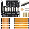 Waveshare 4-Ch PCIe FFC Adapter Board for Raspberry Pi 5, Expands The PCIe Interface Of The Pi 5 To 4-Ch PCIe FFC Connectors, Supports Stacking Multiple PCIe HATs, Raspberry Pi 5 PCIe HAT