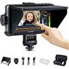 VILTROX DC-550 Pro Camera Monitor da Campo Touchscreen 4K HDMI con Battuta di Parala del Sole 3D Lut Peaking Focus Assist 1200Nits 160° Angolo di Vista Ampio DC 12V Type-C 5V in Camera Field Monitor