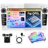 Motorsi Android Autoradio 6+128G Per Opel Astra Antara Corsa Combo, 7 Pollici 2 Din Autoradio Apple Carplay Android Auto Radio Bluetooth 5.0 GPS WiFi FM/RDS Telecamera Posteriore, Supporta DAB