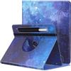 TiMOVO Custodia Universale per Tablet da 9-11 inch, Cover Protettiva con Supporto Girevole a 360 Gradi e Tasca per Penna per Tablet Schermo Tattile Android da 9 10 10.1 inch, Cielo Stellato Blu