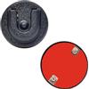 HYSHIKRA Gancio universale per microfono radio CB supporto per microfono a manopola rotonda con retro adesivo per radio bidirezionali Motorola HLN9073B CDM1250 CDM750 GM300 Kenwood (nero 01, 2 pack)