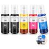 Teokantz Inchiostro 104 Compatibile con Epson 104 di Inchiostro Multipack ET-2820 ET-4800 ET-2870 ET-2810 ET-2862 ET-2826 ET-2856 ET-4810 ET-2811 ET-2812 ET-2814 5 ET-2 821 ET-2710 ET-2711 Stampante