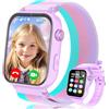 Ucani 4G Orologio Smartwatch Bambini, Smart watch per Bambini con GPS, Telefono, Videochiamate, Chat Vocale, SOS, Modalità Scuola, Contapassi Orologio Intelligente Regalo Ragazzi Ragazze 4-12, Viola