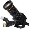 Svpro Telecamera USB 4K HDMI con teleobiettivo da 5-50 mm, messa a fuoco manuale, webcam H.264 Zoom industriale per computer/monitor/TV/proiettore, zoom ottico 10X e 2X zoom digitale