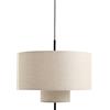 NEW WORKS - Sospensione Margin - Beige - Tessuto - Designer John Astbury