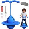 HBSFBH Pogo Palla di Salto per Bambini e Adulti, Balance Jumping Ball, Giocattolo rimbalzante con Impugnatura, Pogo Jumper per Bambini, Palla da Salto in Equilibrio, per allenare l'equilibrio (Blu)