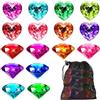 YUNHENTONG Gioielli Subacquei per Piscina, 16 Pezzi 4cm Giocattolo da Gemme da Immersione per Bambini, Gemme Colorate di Diamante e Cuore, Giochi Sott'acqua Estivo para Piscina, Búsqueda del Tesoro (Colorate-A)