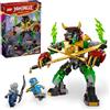 LEGO NINJAGO Lloyd's Elemental Power Mech Giocattolo da battaglia personalizzabile con 3 action figure Ninja, set da gioco avventura per ragazzi e ragazze, idea regalo Ninja per bambini dai 7 anni in