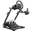 jxqqay Dshot Racing - Supporto per volante regolabile in altezza e inclinazione per Logitech G25, G27, G29, G920 PS4 Xbox T500D Fanatech T3PA TGT