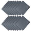 Xcdhemde® 8 Panno Pulizia Occhiali Microfibra - 15x17.5cm | Grigio, Riutilizzabile, per la Pulizia di Lenti, Occhiali, Schermi, Telefoni cellulari e Computer