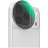 K&F CONCEPT FNA01 Snap-On Filtro ND2-32 per iPhone 17 Pro & Pro Max, Ultraleggero 11,2g Filtro Obiettivo ND Variabile con Supporto Snap-on Deco, Vetro AGC Rivestito a 28 Strati, Argento