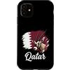 Qatar Jersey Souvenir Gifts Men Women Ki Custodia per iPhone 11 Bandiera nazionale dell'orice araba del Qatar