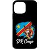 Congo Jersey Souvenir Gifts Men Women Ki Custodia per iPhone 13 Pro Max Bandiera nazionale RD Congo Okapi