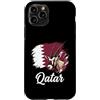 Qatar Jersey Souvenir Gifts Men Women Ki Custodia per iPhone 11 Pro Bandiera nazionale dell'orice araba del Qatar