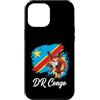 Congo Jersey Souvenir Gifts Men Women Ki Custodia per iPhone 12 Pro Max Bandiera nazionale RD Congo Okapi