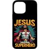Jesus Original Superhero Faithful Tops Custodia per iPhone 13 Pro Max Gesù originale supereroe stile fumetto divertente cristiano
