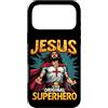 Jesus Original Superhero Faithful Tops Custodia per iPhone 17 Pro Max Gesù originale supereroe stile fumetto divertente cristiano