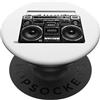 80s Boom Box Cassette Deck Ideas Retro Boom Box anni '80 '90, Ghetto Blaster Cassette Tape Player PopSockets PopGrip Adesivo
