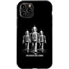 Retro Robot Invasion Sci Fi Future Robot Custodia per iPhone 11 Pro I robot stanno arrivando retro fantascienza robot invasione