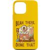 Kawaii Triangle Custodia per iPhone 13 Pro Max Caffettiera Corgi Bean There Done That Pun