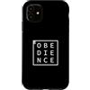 DEFINE ME WORD SIMPLE CLASSIC SQUARE BOX Custodia per iPhone 11 T-SHIRT SCATOLA QUADRATA CLASSICA SEMPLICE DEFINE ME WORD OBEDIENCE DEFINE ME
