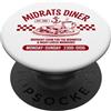 Awesome Veteran Sailor Designs and Memor Midrats Diner - Divertente design umoristico marinaro PopSockets PopGrip Adesivo