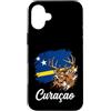 Curacao Jersey Souvenir Gifts Men Women Custodia per iPhone 16 Plus Bandiera nazionale dei cervi dalla coda bianca di Curacao