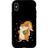 Squirrel Rodent Tree Nature Nut Animal L Custodia per iPhone X/XS scoiattolo fresco con libro albero roditore