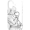 T-Shirts de Fan della boxe per Ragazzi Custodia per iPhone 17 Boxe Guy Disegno di una linea per ragazzi
